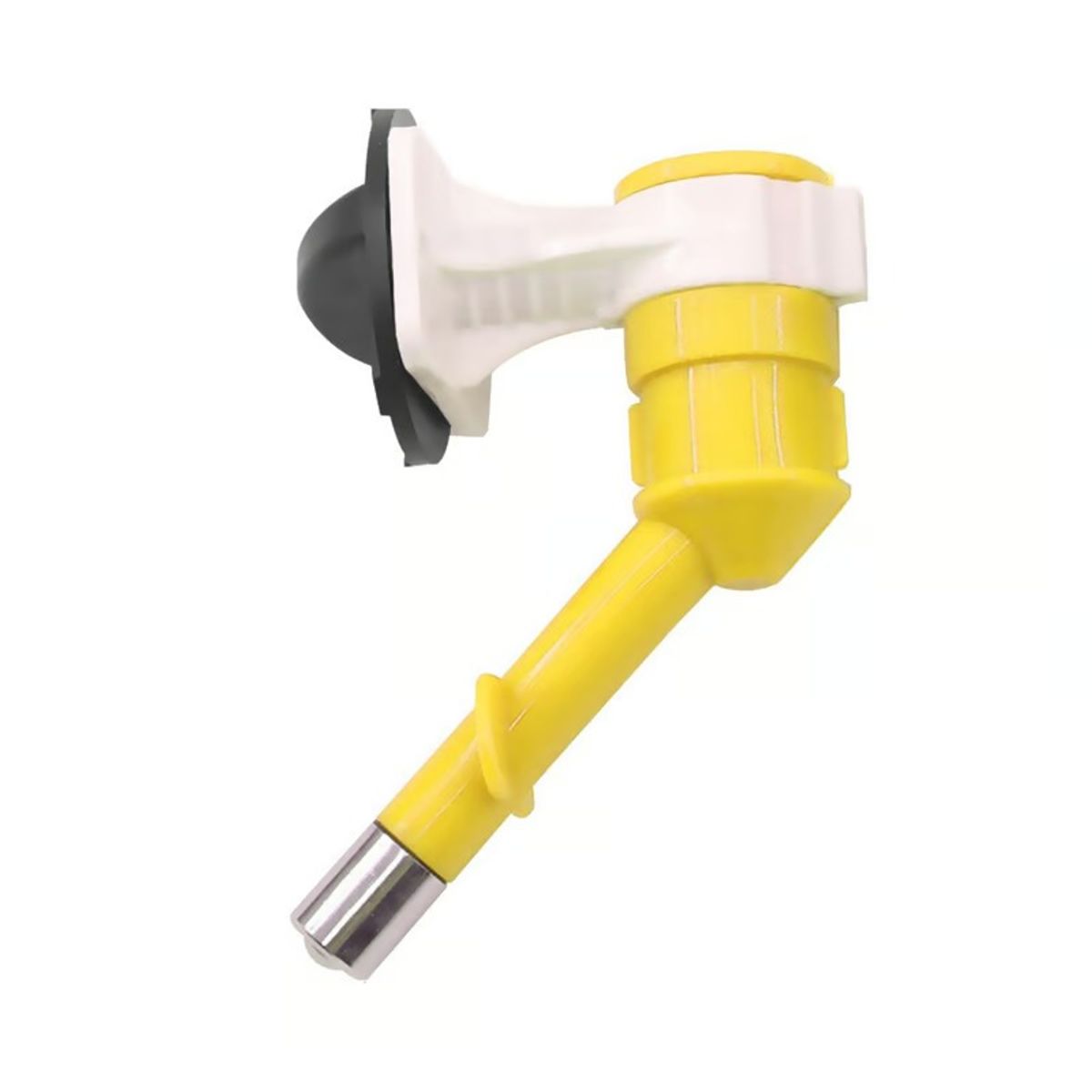 GENERICO - BEBEDERO DISPENSADOR DE AGUA PARA CANIL MASCOTA AMARILLO