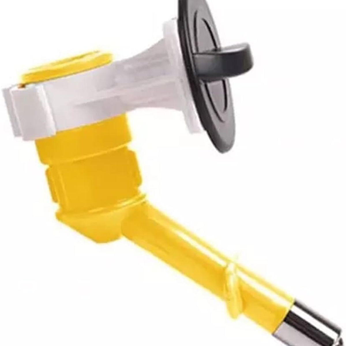 GENERICO - BEBEDERO DISPENSADOR DE AGUA PARA CANIL MASCOTA AMARILLO