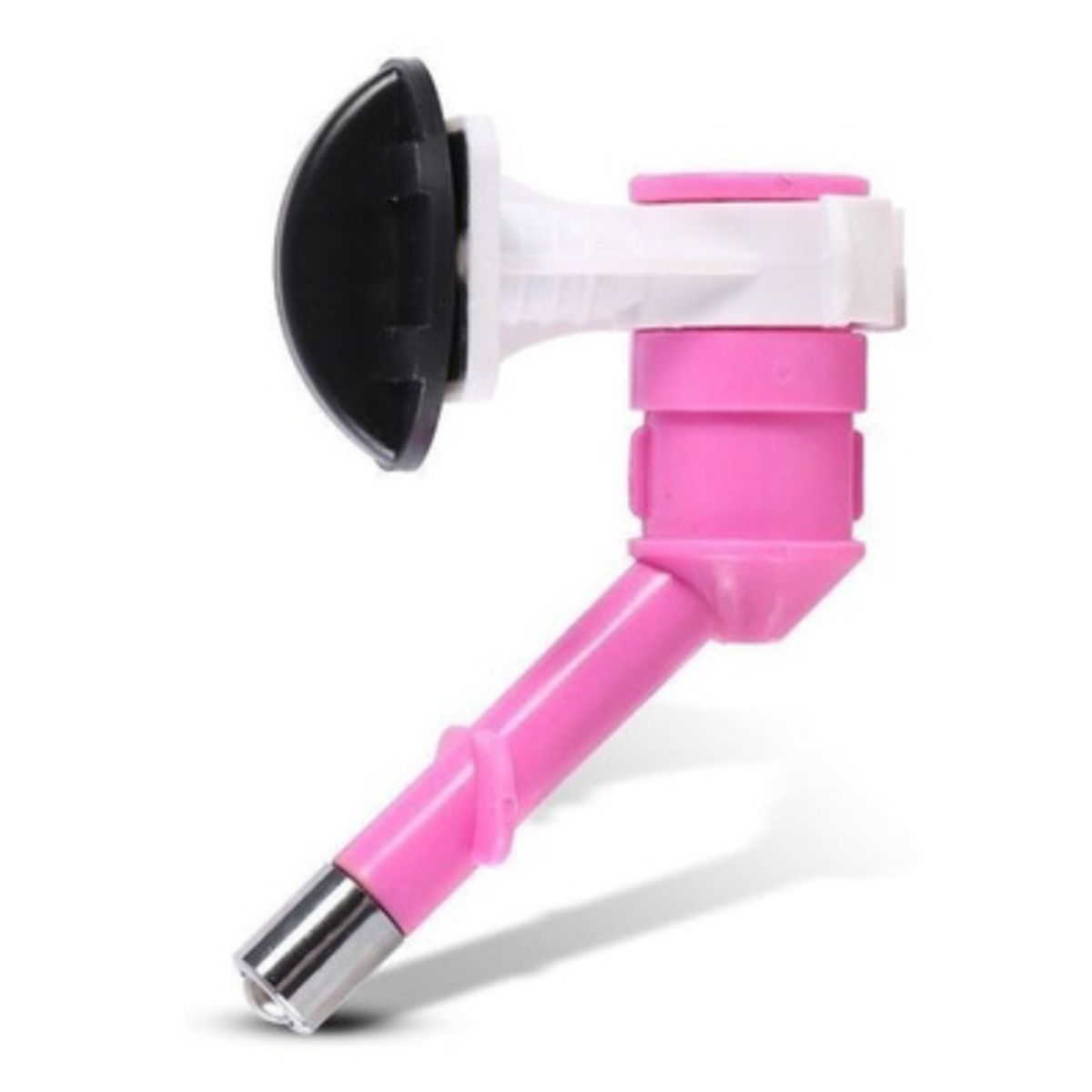 GENERICO - BEBEDERO DISPENSADOR DE AGUA PARA CANIL MASCOTA ROSADO