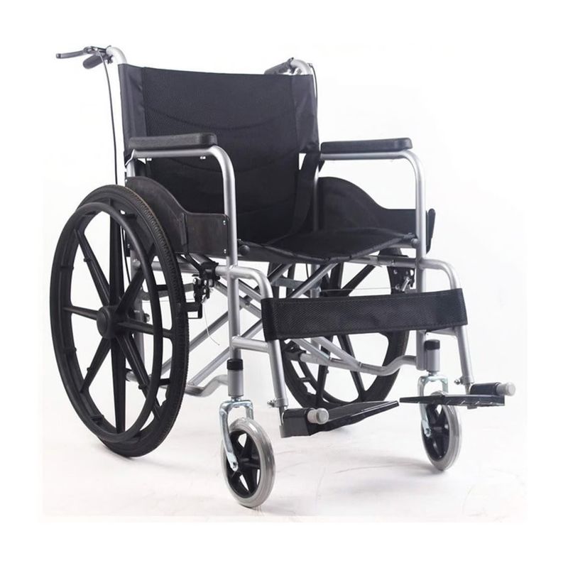 GENERICO - SILLA DE RUEDAS ESTANDAR  PLOMA