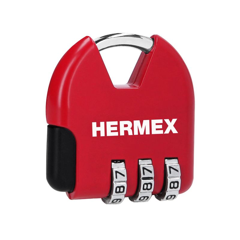 HERMEX - Candado para Maleta Equipaje de Combinación 3 Dígitos 43351 Hermex