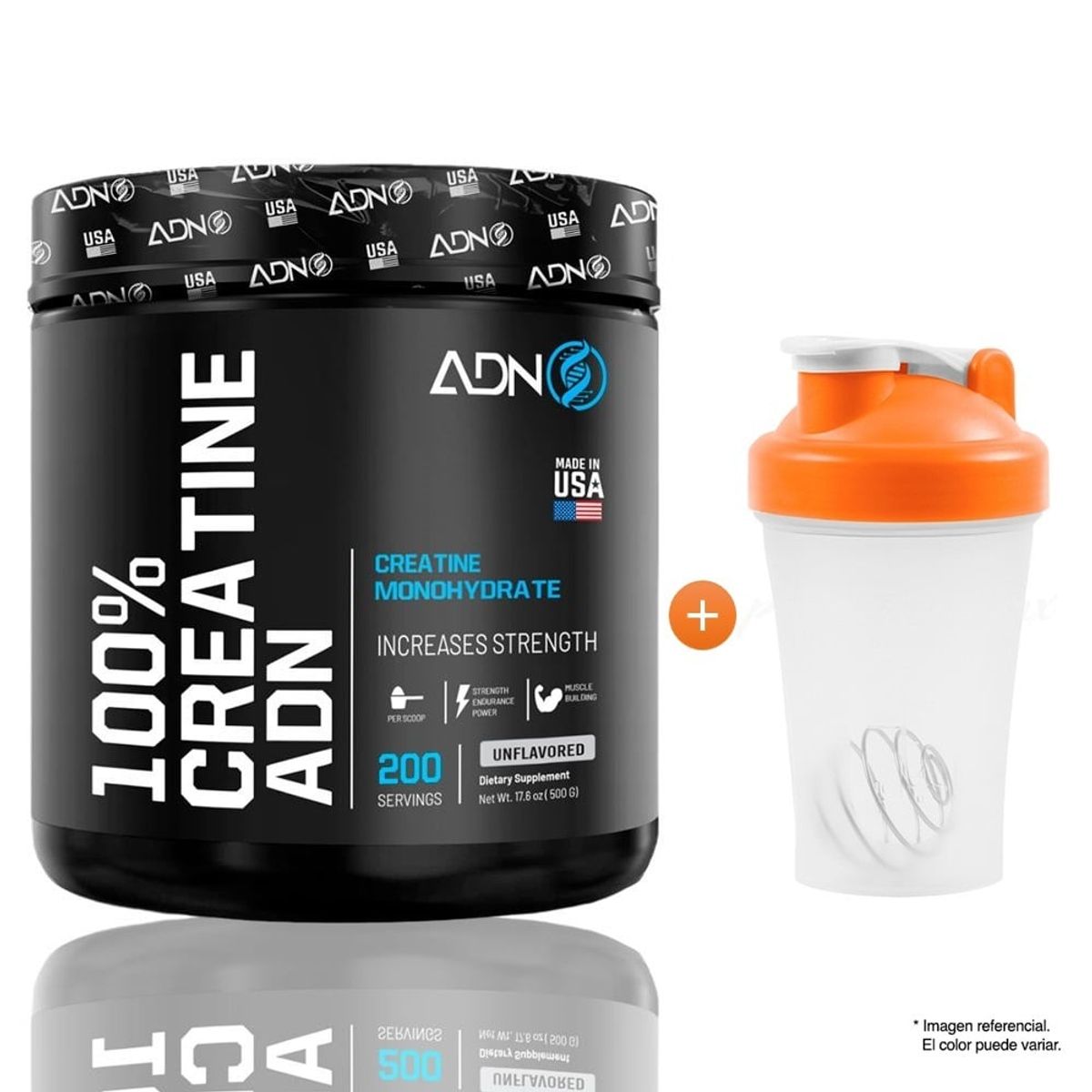 ADN - CREATINE CREATINA MONOHIDRATADA 500 GR ADN NUTRITION