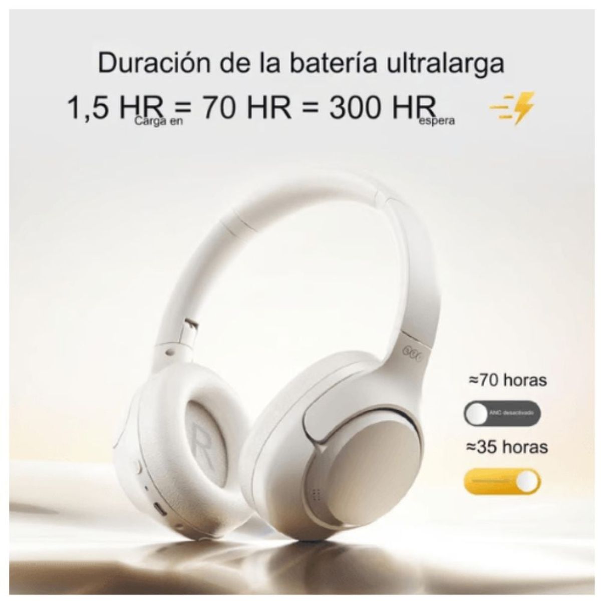 QCY - Audifonos inalambricos QCY H3 Hi-res Blanco