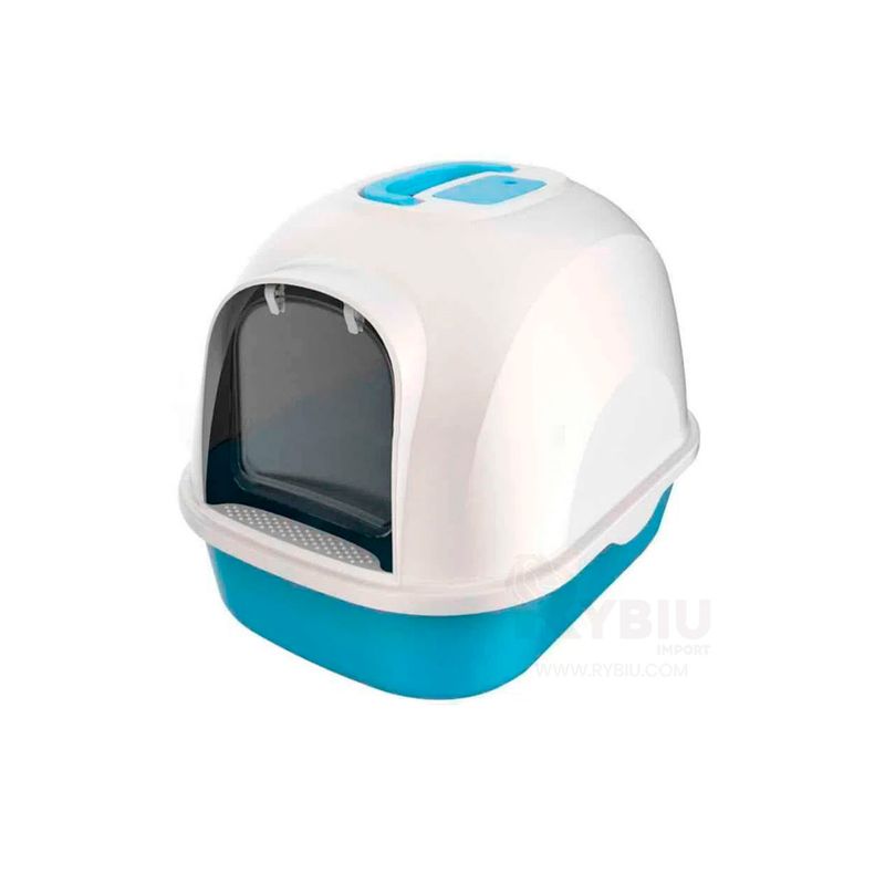 GENERICO - Arenero para Gatos Portatil de Celeste Y+Papel de Regalo