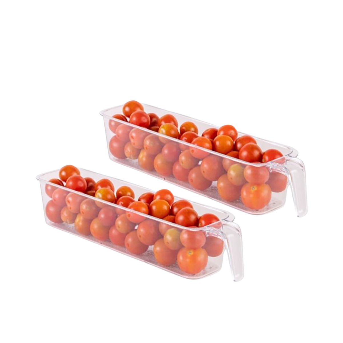 INSPIRA - Set de 2 Organizadores de Refrigerador Multiusos con Asa