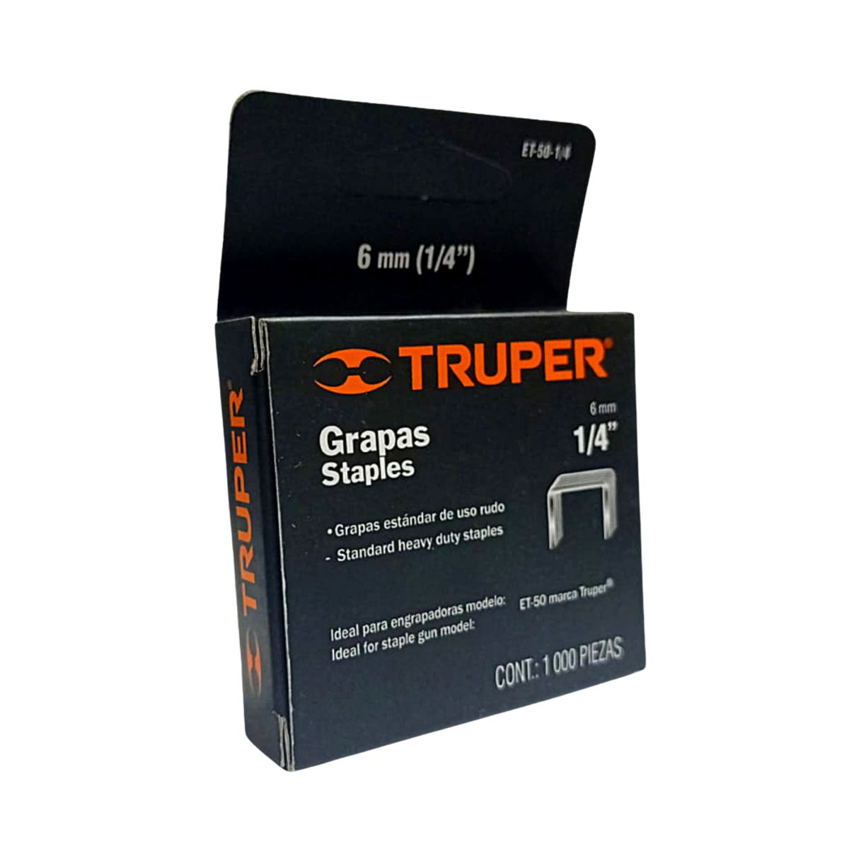 TRUPER - Grapas 14 Truper 60mm Et-50 Tapizar 1000pcs