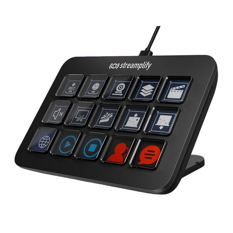 STREAMPLIFY - Streaming Deck Streamplify LCD 15 Keys W/HUB Black