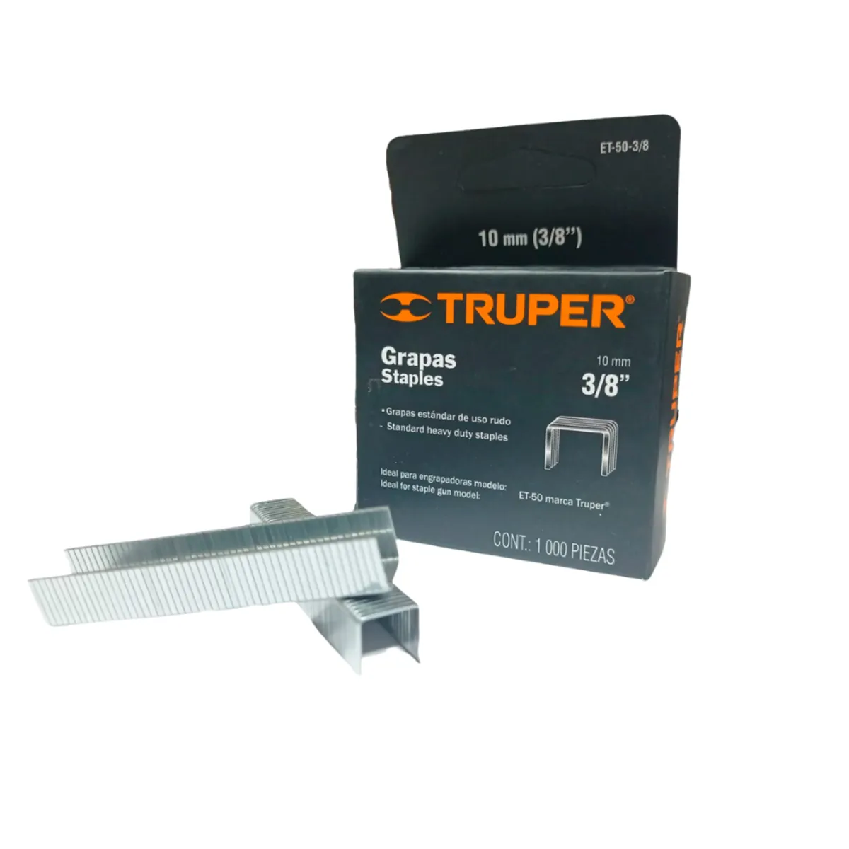 TRUPER - Grapas 38 Truper 100mm Et-50 Tapizar 1000pcs