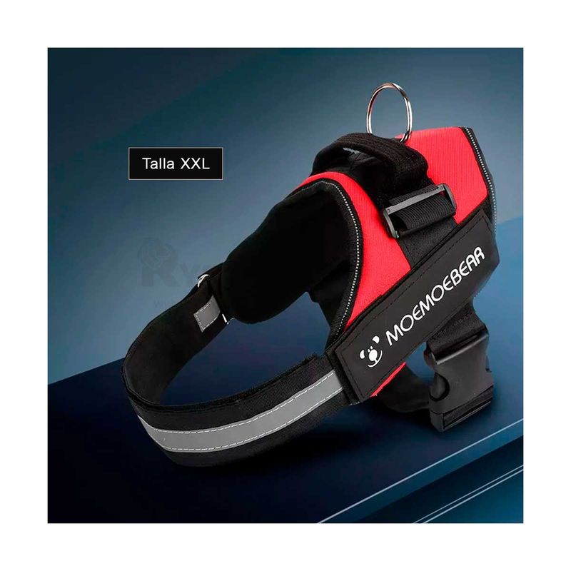 GENERICO - Arnes de Paseo con Hebilla D XXL en Rojo Y+Regalo Stickers