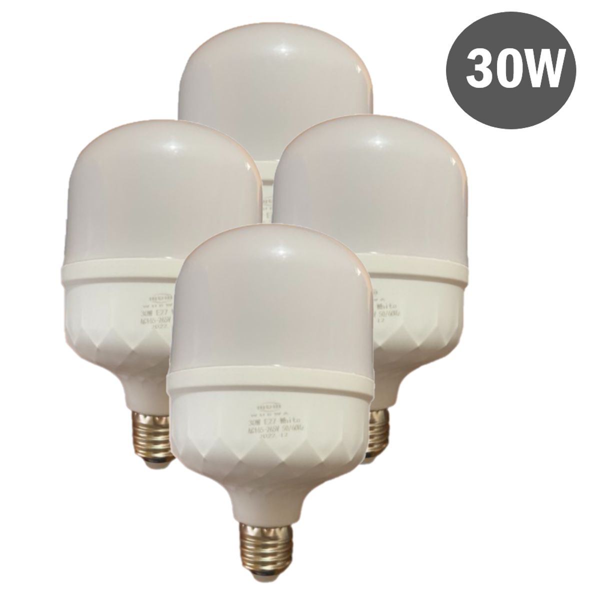 GENERICO - Pack x4 Focos Bombillas led de 30W High Power