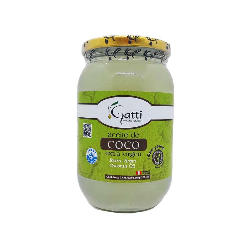 GATTI - Aceite de Coco Prensado en Frío x 707 ml  - Gatti