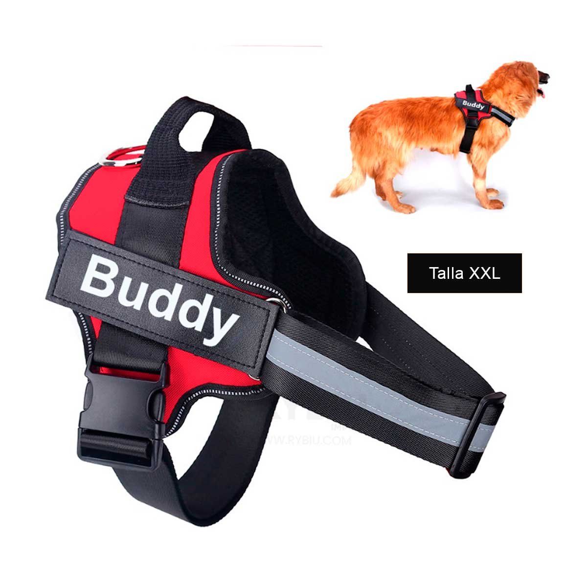 GENERICO - Arnes para Perro Labrador XXL en Rojo Y+Envoltorio de Regalo