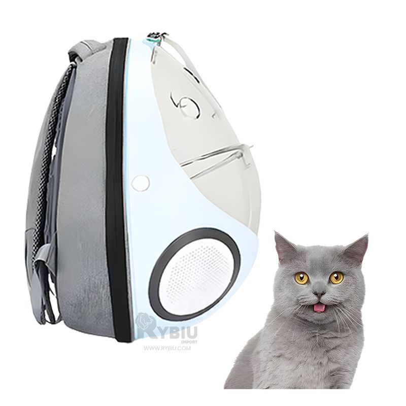 GENERICO - Mochila Huevo Adaptable para Gatos en Color Celeste