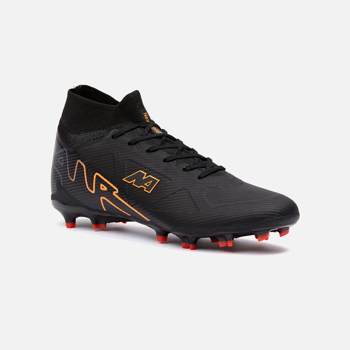 NEW ATHLETIC - Zapatillas New Athletic Football Chuggu70 Negro Con Naranja Juvenil