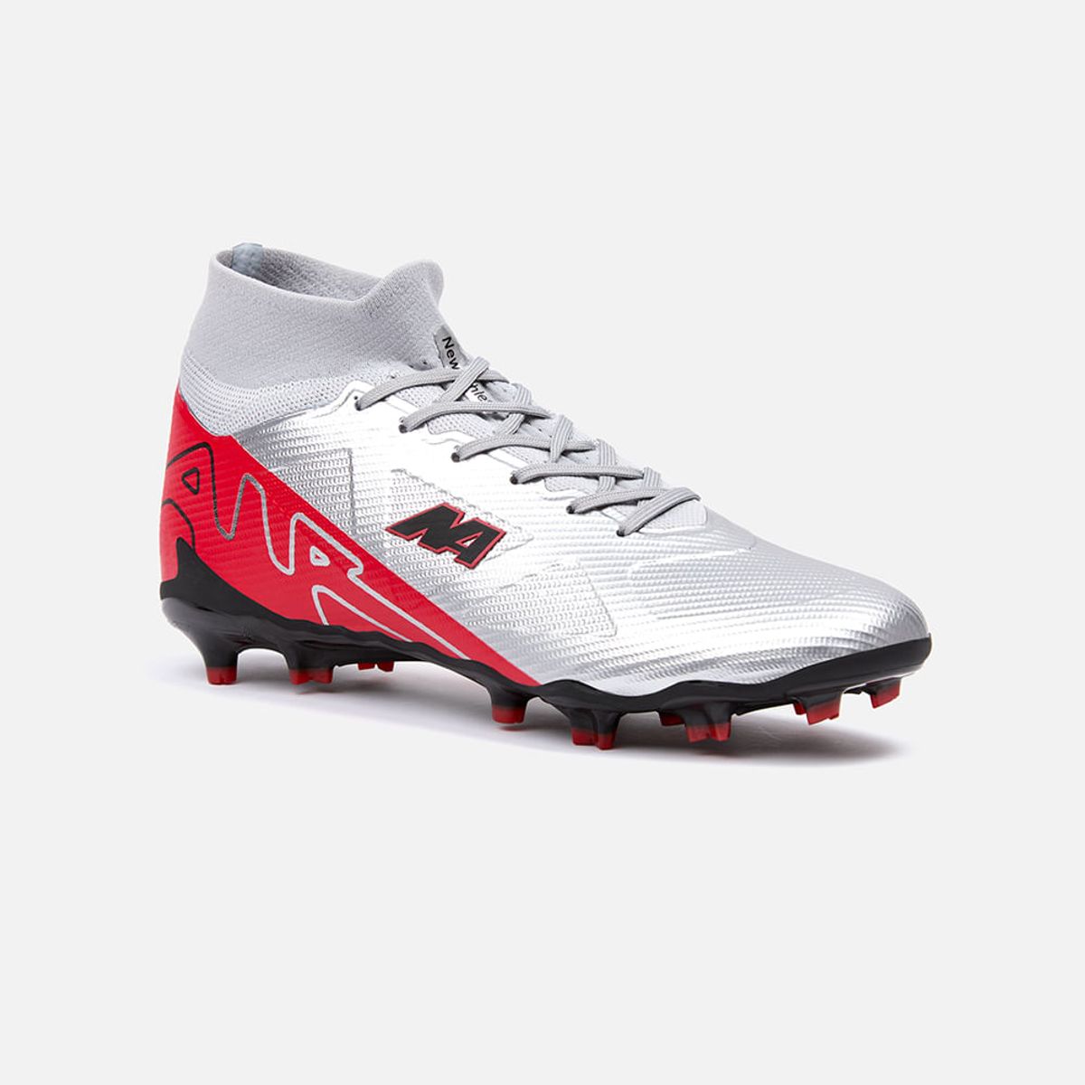 NEW ATHLETIC - Zapatillas New Athletic Football Chuggu70 Platedo Con Rojo Juvenil