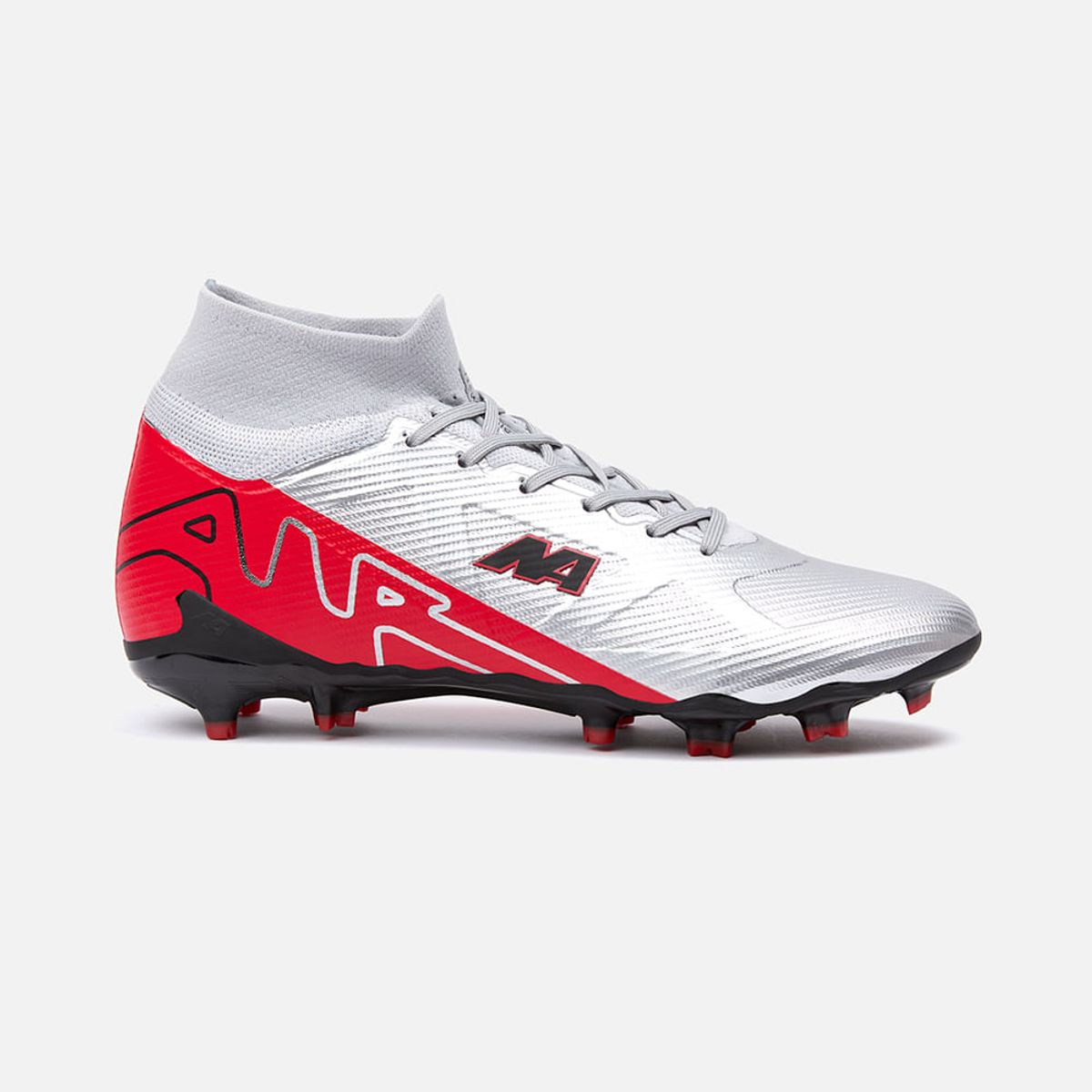 NEW ATHLETIC - Zapatillas New Athletic Football Chuggu70 Platedo Con Rojo Juvenil