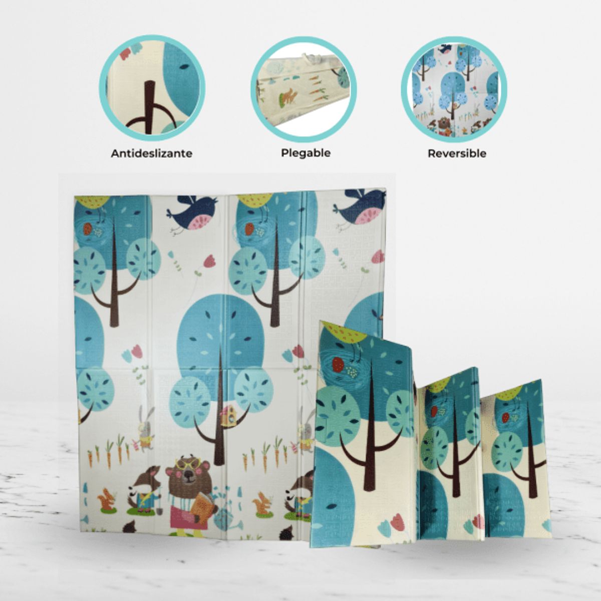 GENERICO - Alfombra Infantil Plegable «EDUCA» Árbol