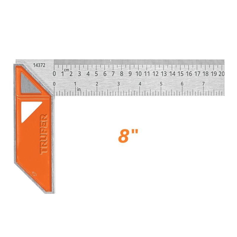 TRUPER - Escuadra 8" para Carpintero TRUPER 14372