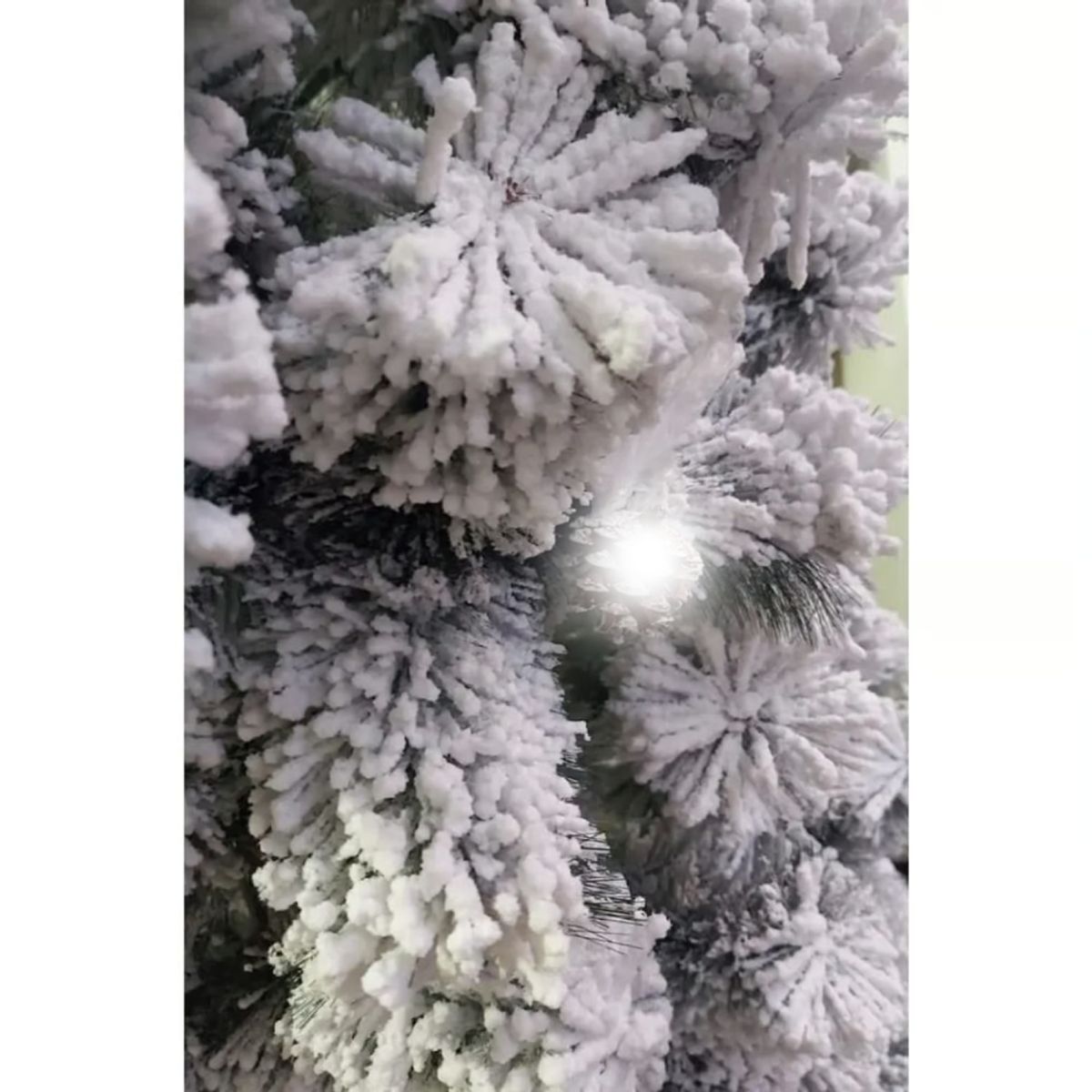 GENERICO - Árbol de navidad Pino NEVADO Americano - rama por rama 210cm - NR-210