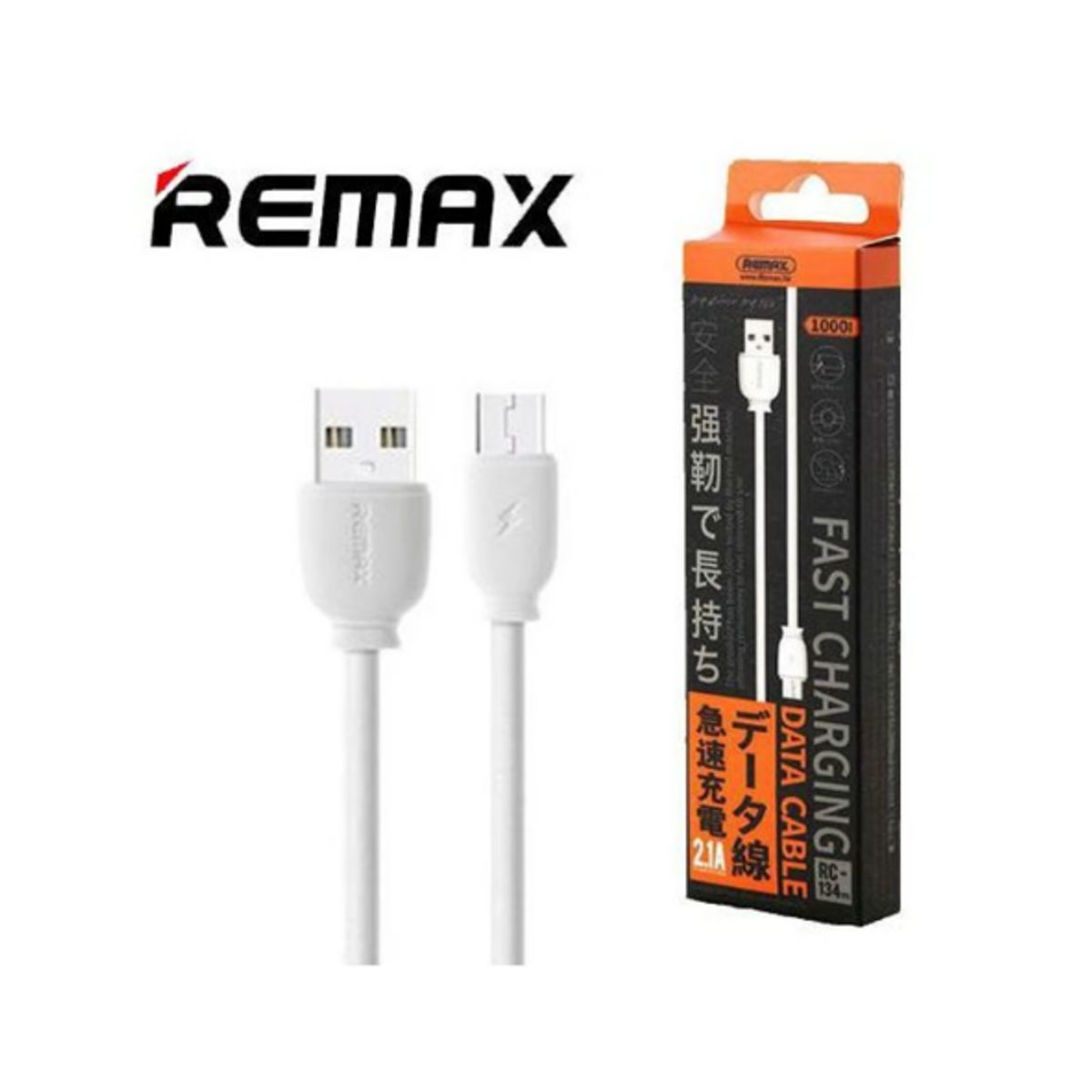 REMAX - CABLE MICRO-USB REMAX RC-134m 21A BLANCO