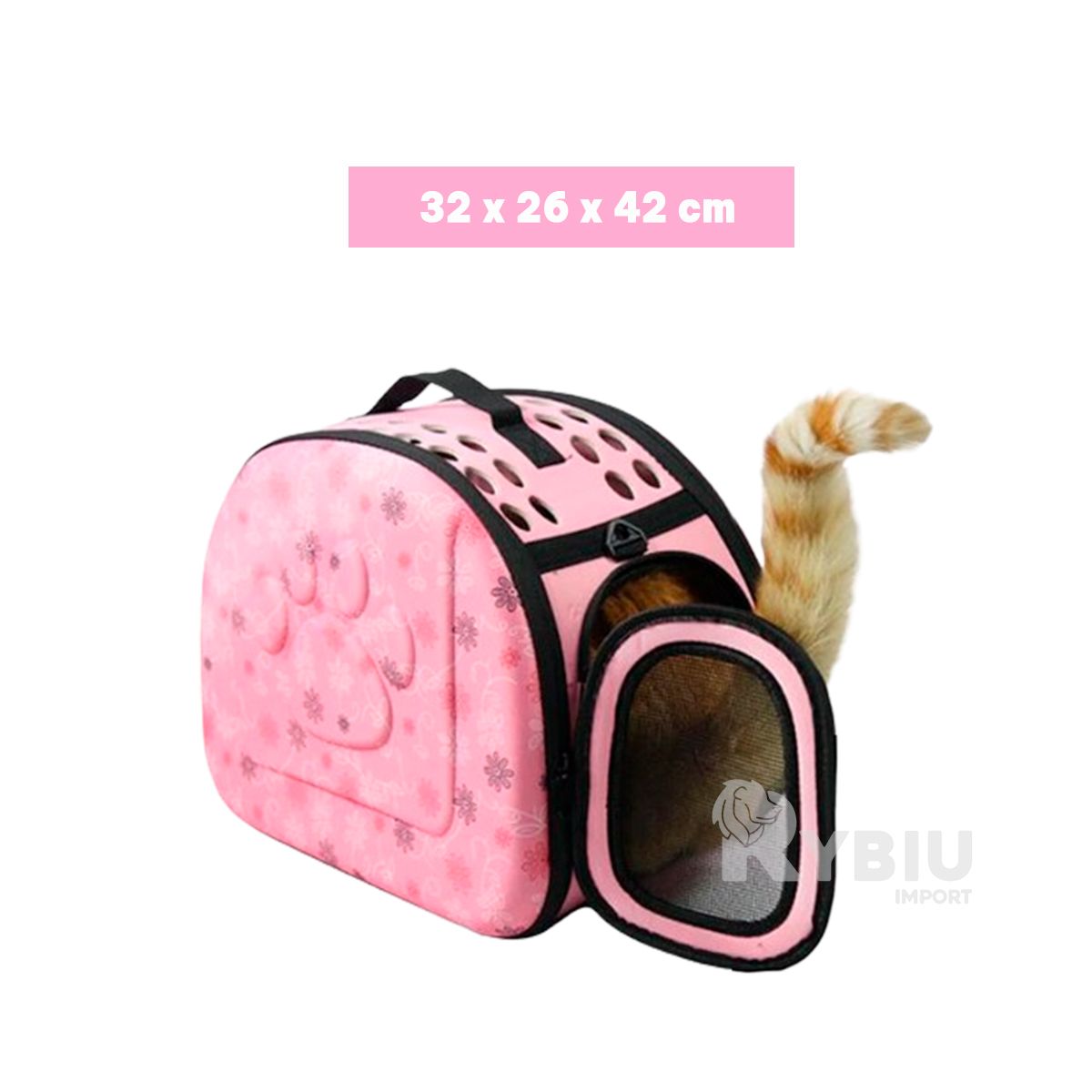 GENERICO - Cargador Practico de Gatos Rosadp Y+Ligas de Regalo