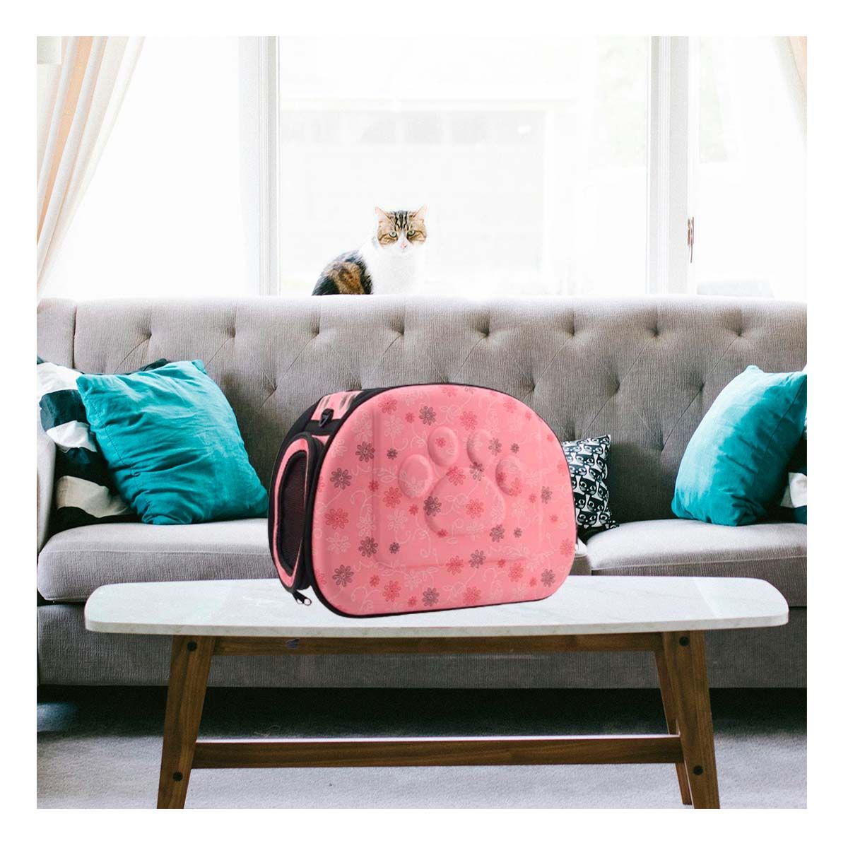 GENERICO - Cargador Practico de Gatos Rosadp Y+Ligas de Regalo