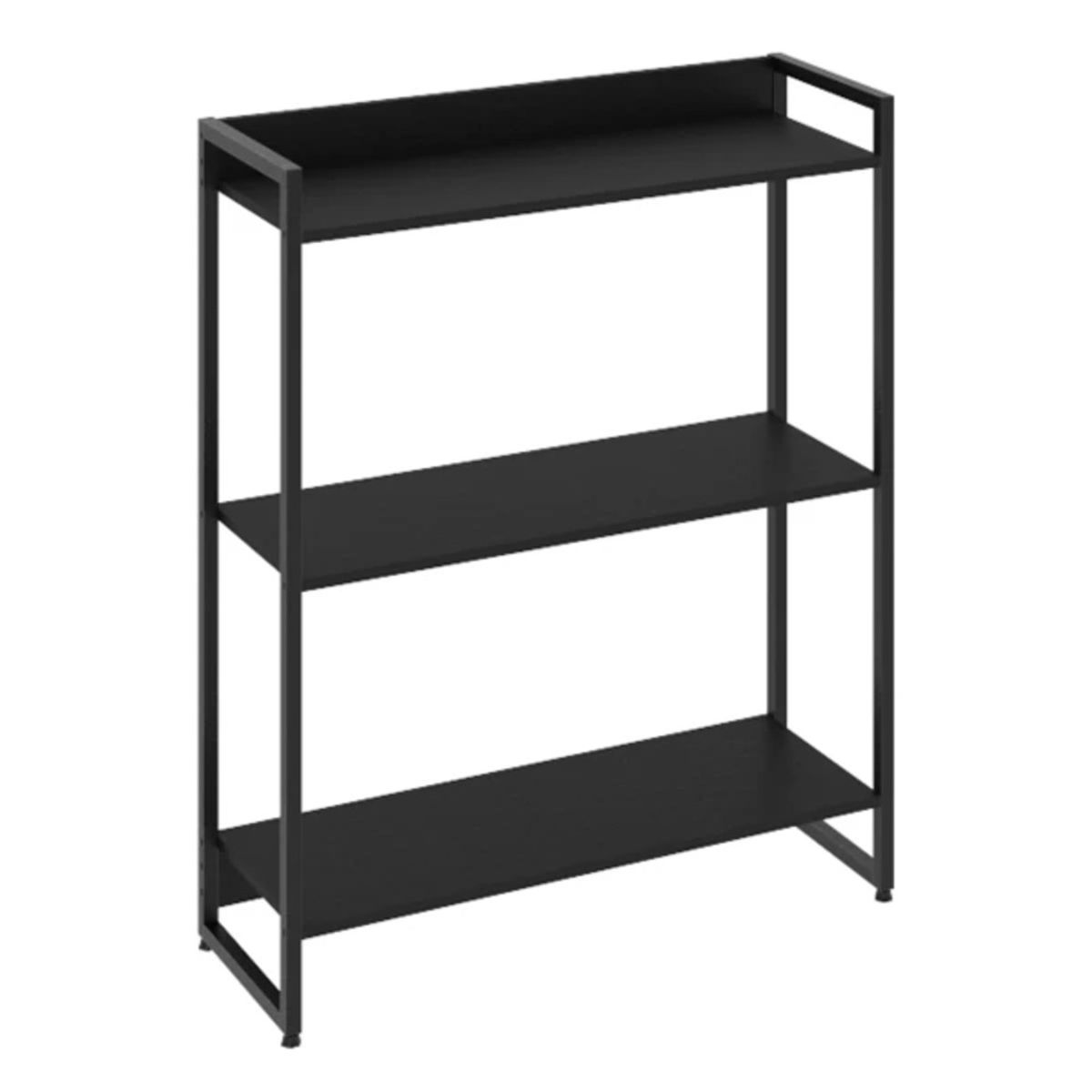 TU MESITA - Estante Industrial Igor color Negro TU MESITA 3 repisas