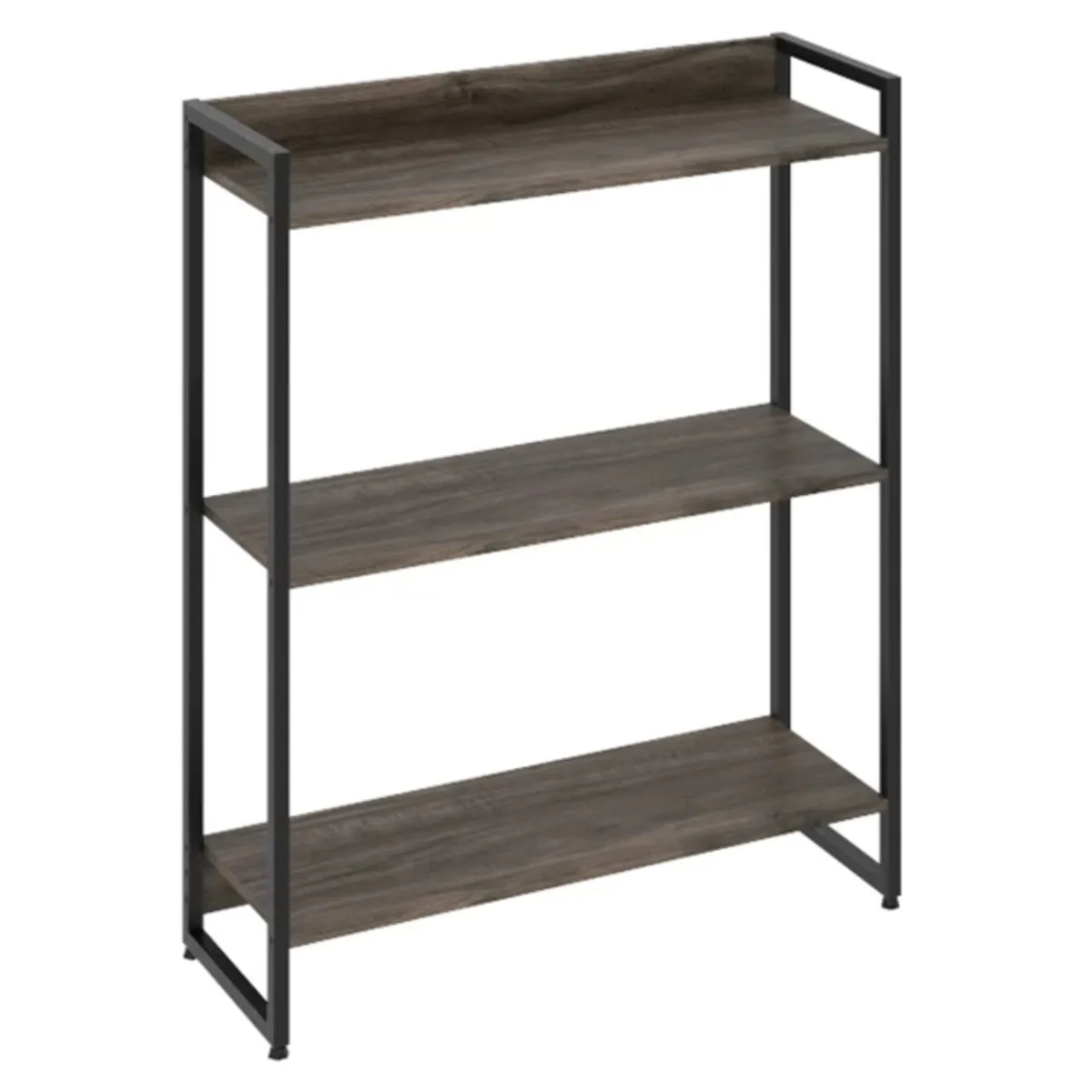 TU MESITA - Estante Industrial Igor color Wengue TU MESITA 3 repisas