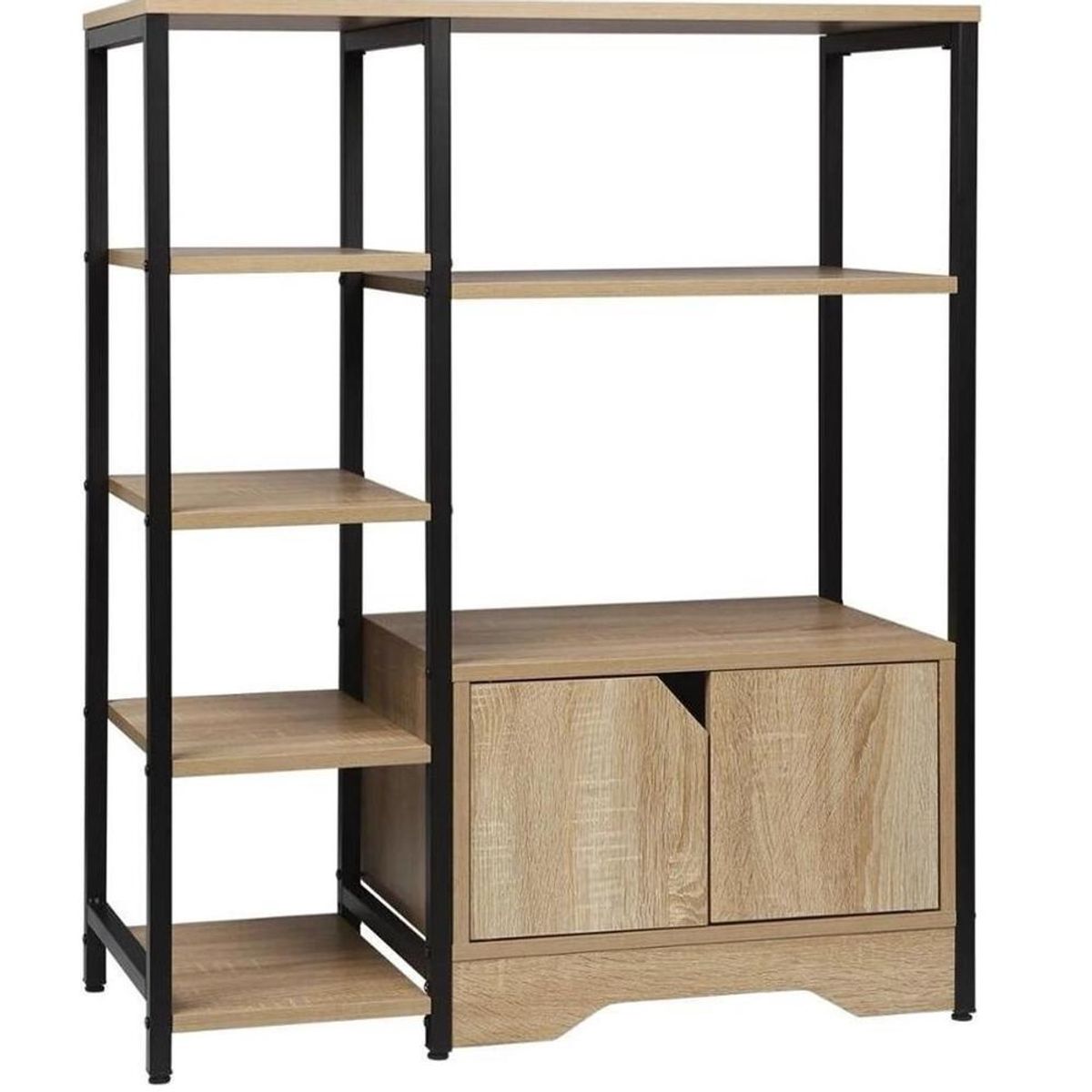 TU MESITA - Estante Industrial TU MESITA Arnold 2 puertas color Duna