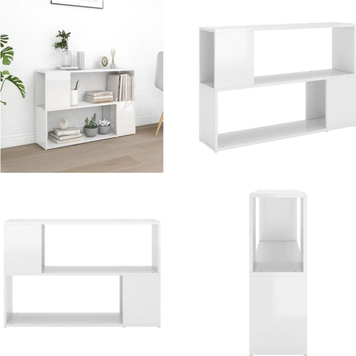 TU MESITA - Librero Estante TU MESITA Carly color Blanco