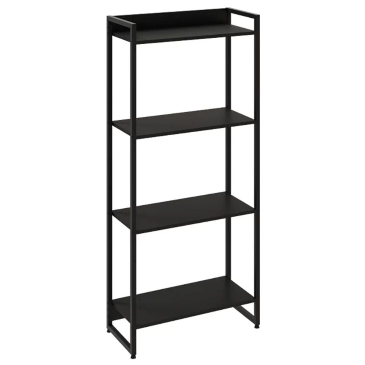 TU MESITA - Librero Industrial Brody color Negro 4 repisas TU MESITA