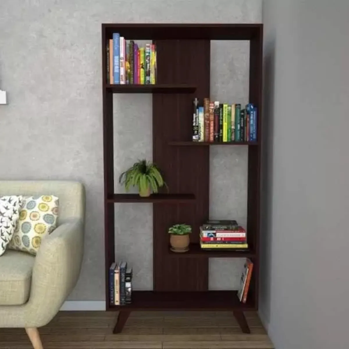 TU MESITA - Librero Multiusos Lisett color Negro TU MESITA