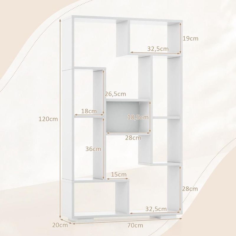 TU MESITA - Librero Multiusos TU MESITA Brenda color Blanco