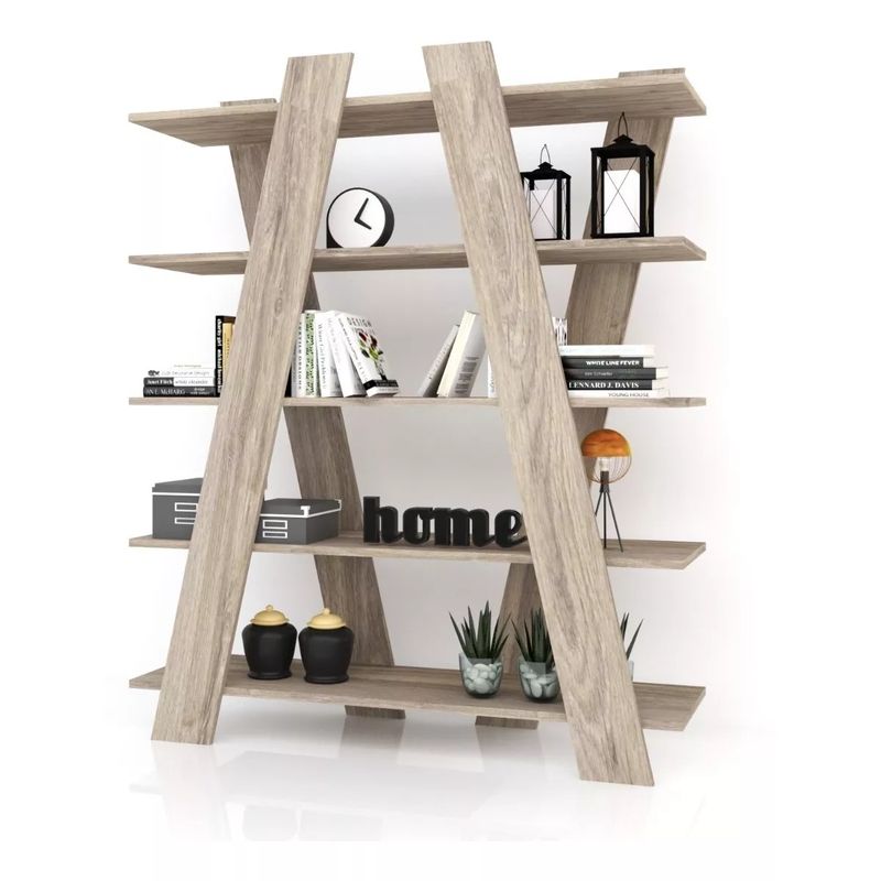 TU MESITA - Moderno Estante Ximena color Marrón claro TU MESITA