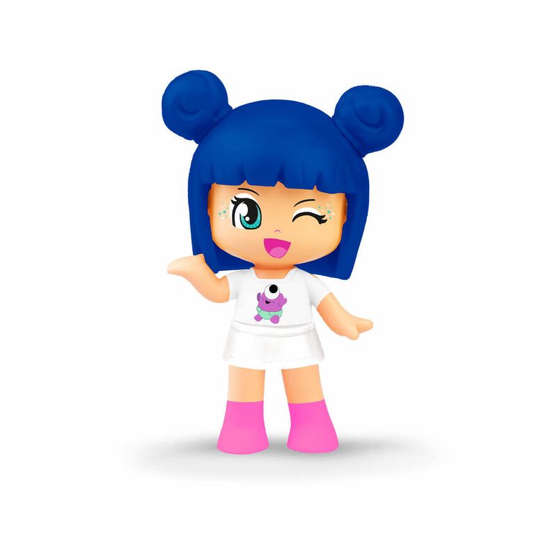 PINYPON - Juguete Muñeca Pinypon Tenebrosa Serie 14 Azul