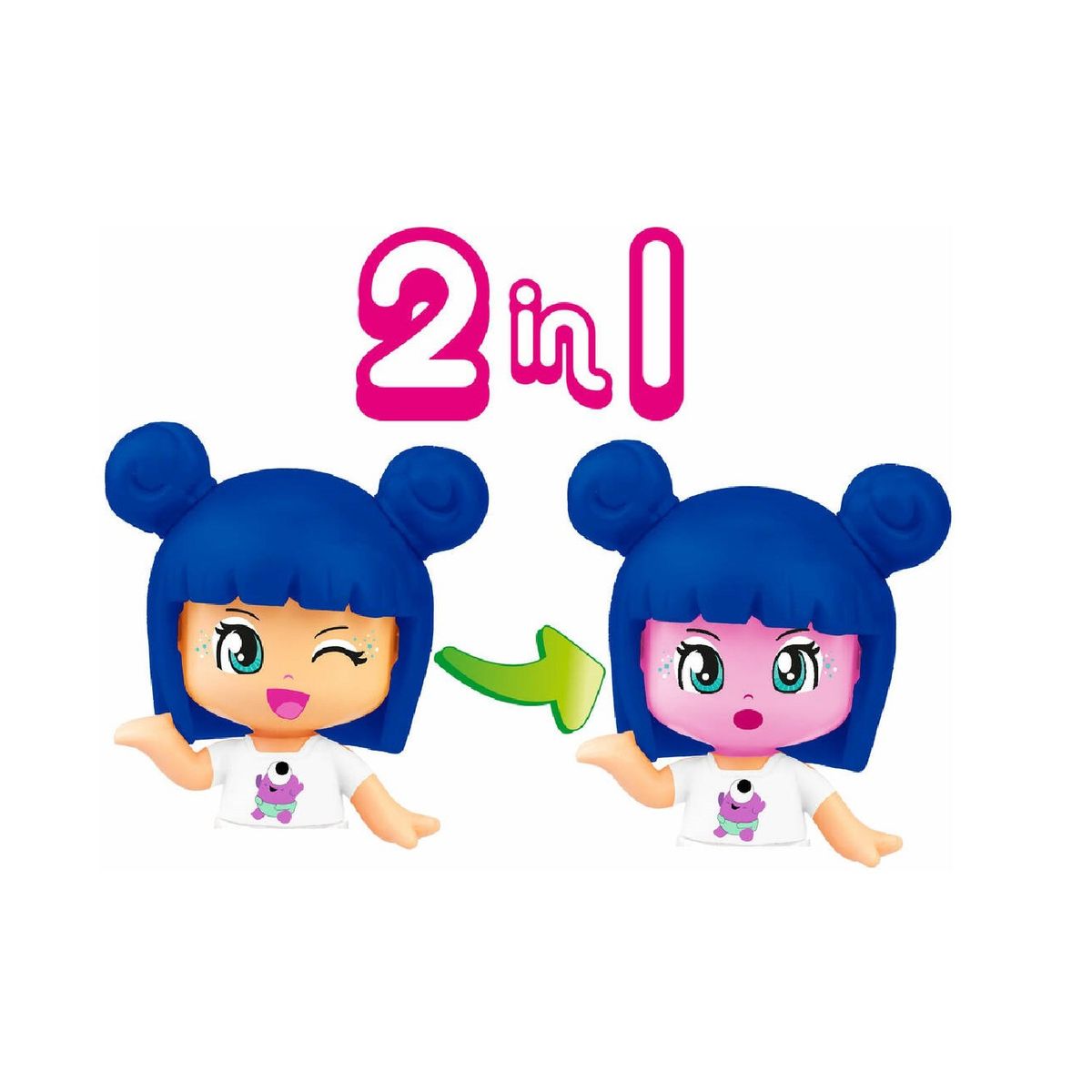 PINYPON - Juguete Muñeca Pinypon Tenebrosa Serie 14 Azul