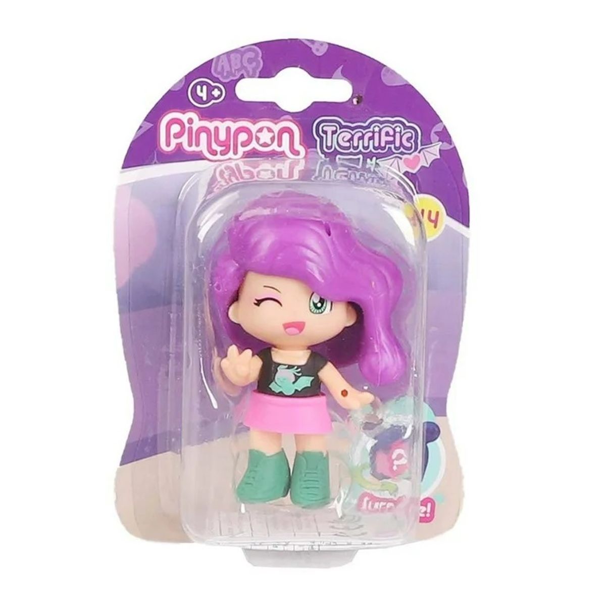 PINYPON - Juguete Muñeca Pinypon Tenebrosa Serie 14 Lila