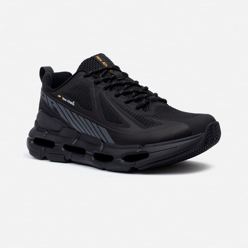NEW ATHLETIC - Zapatillas New Athletic Running Idai123 Negro con Plomo Hombre