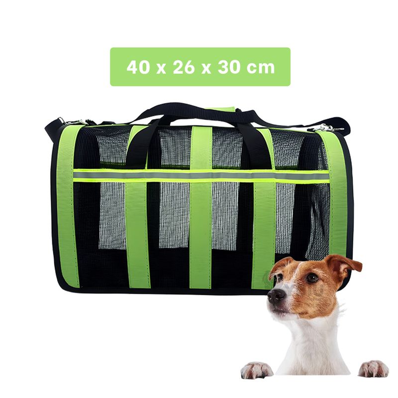 RYBIU IMPORT - Maleta Ideal para Perros de Color Verde Y+Gift Stickers