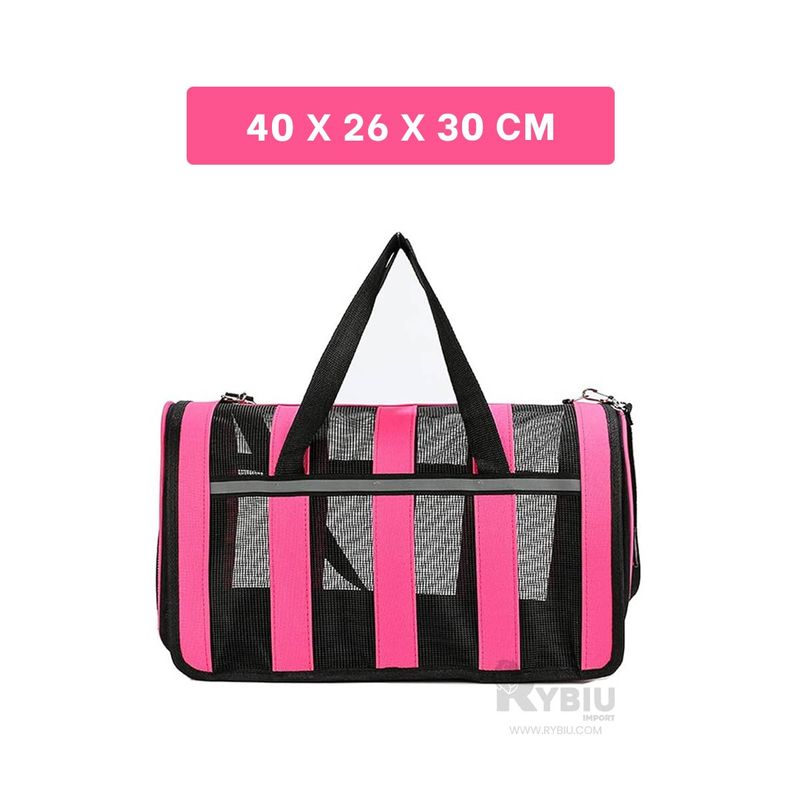 RYBIU IMPORT - Maleta Ideal para Perros de Color Fucsia Y+Gift Stickers