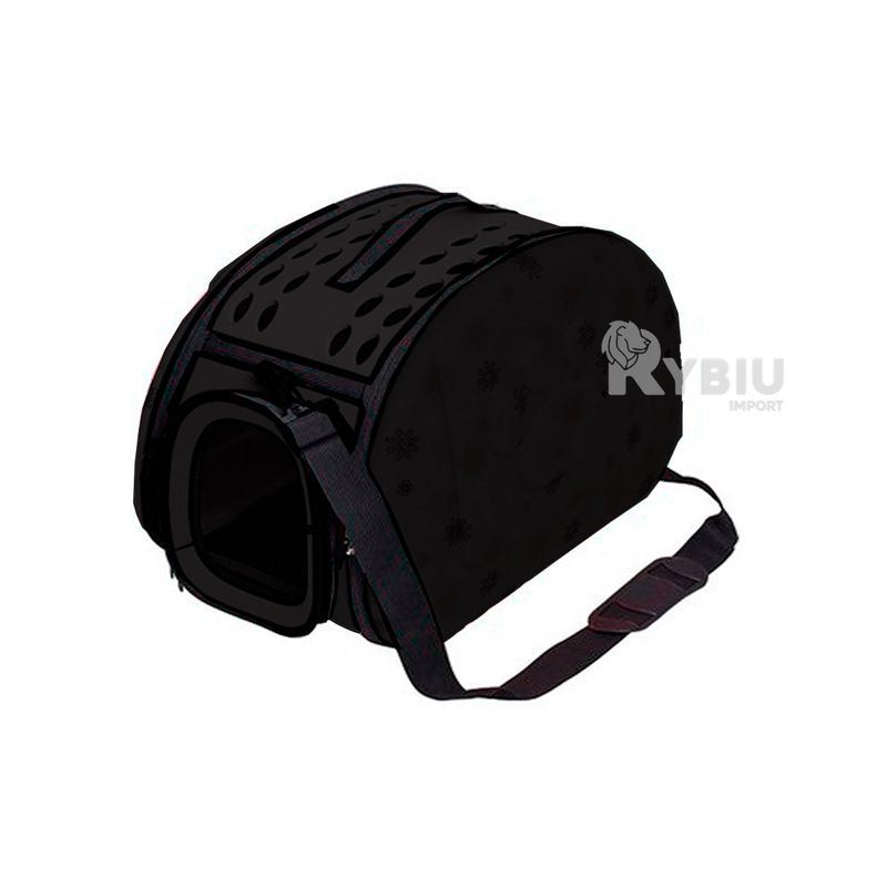 RYBIU IMPORT - Transportin Resistente de Goma Negro Y+Envoltorio de Regalo