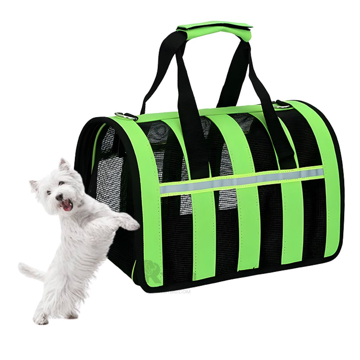 GENERICO - Maleta Viajera para Can de Verde Y+Envoltorio de Regalo