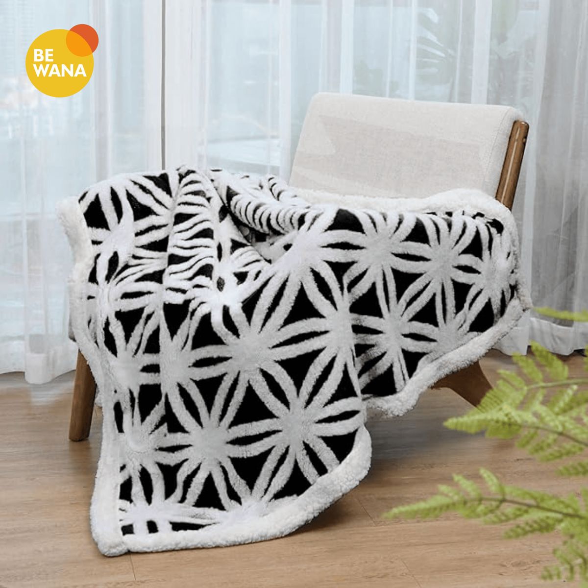 CASATEX - Manta Antialérgica Peluchón Alto Relieve Mandala QUEEN Green