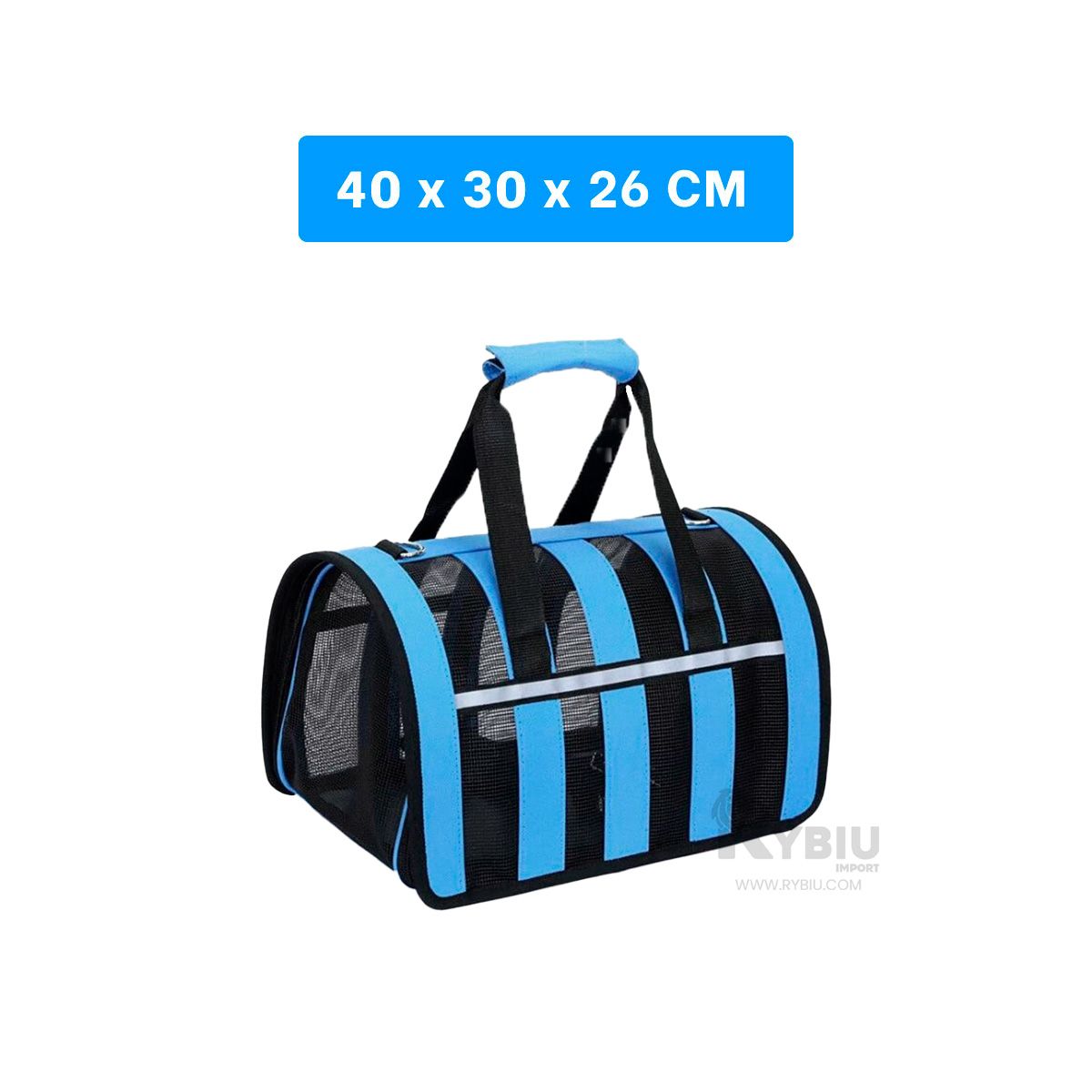 GENERICO - Maleta Ideal para Perros de Color Celeste Y+Gift Stickers