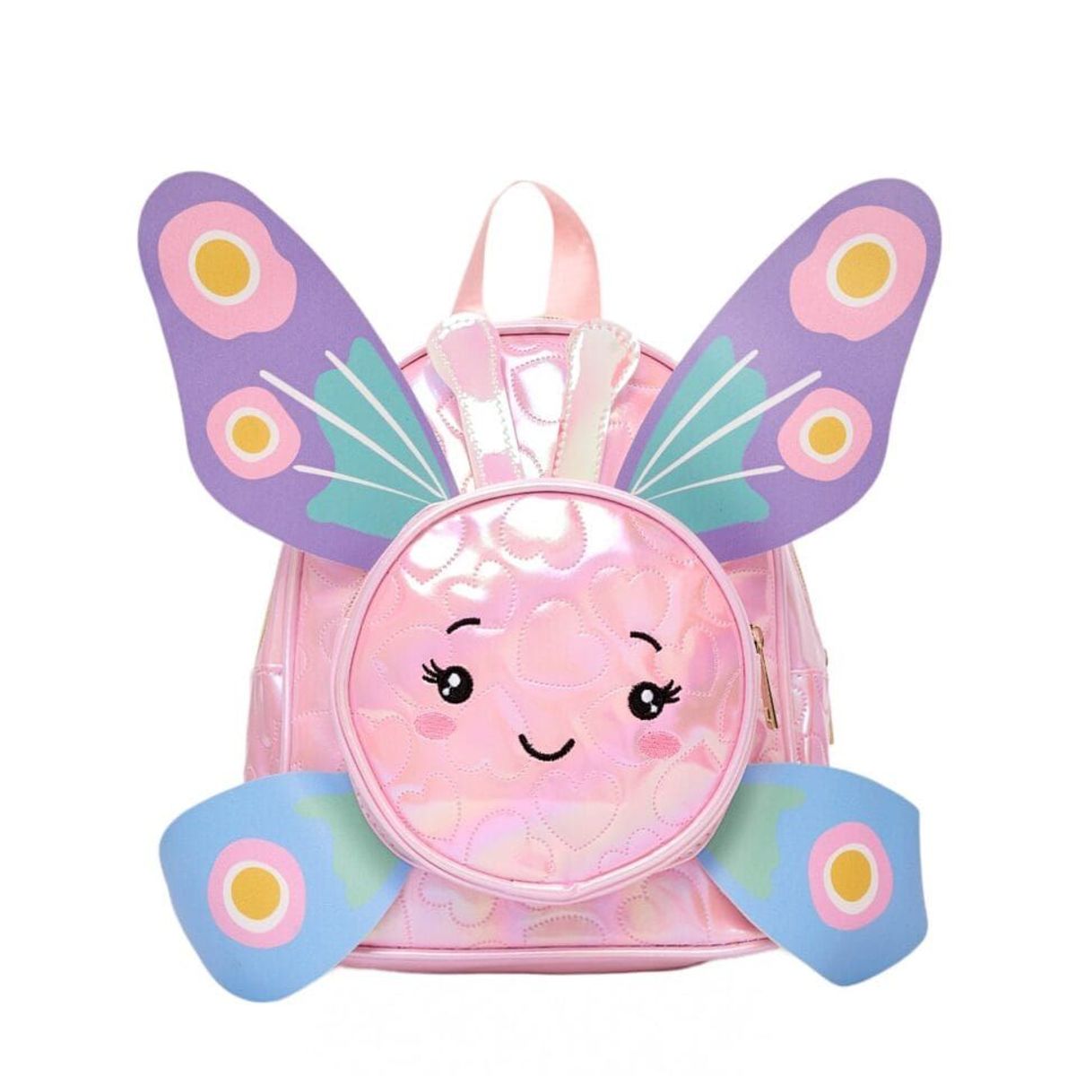 GENERICO - MOCHILA TORNAZOLADA MODELO MARIPOSA - ROSADA