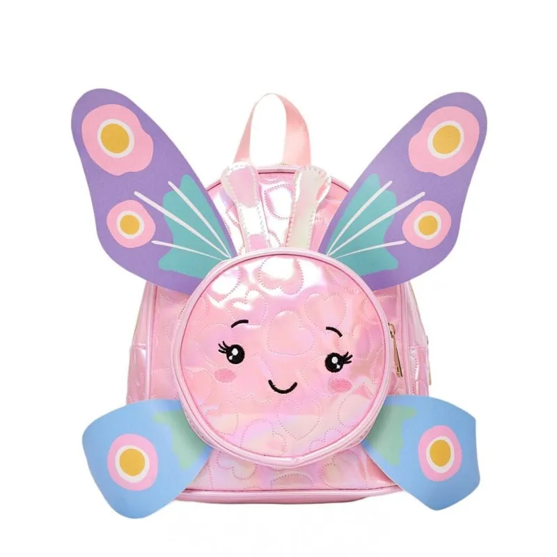 GENERICO - MOCHILA TORNAZOLADA MODELO MARIPOSA - ROSADA