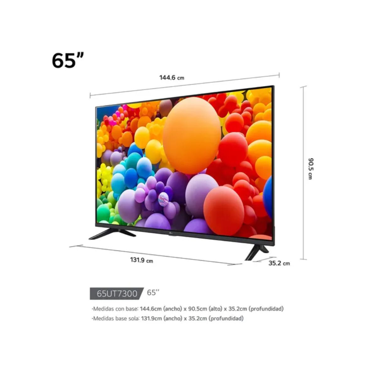 LG - Televisor LG Smart TV 65 LED 4K UHD 65UT7300PSA