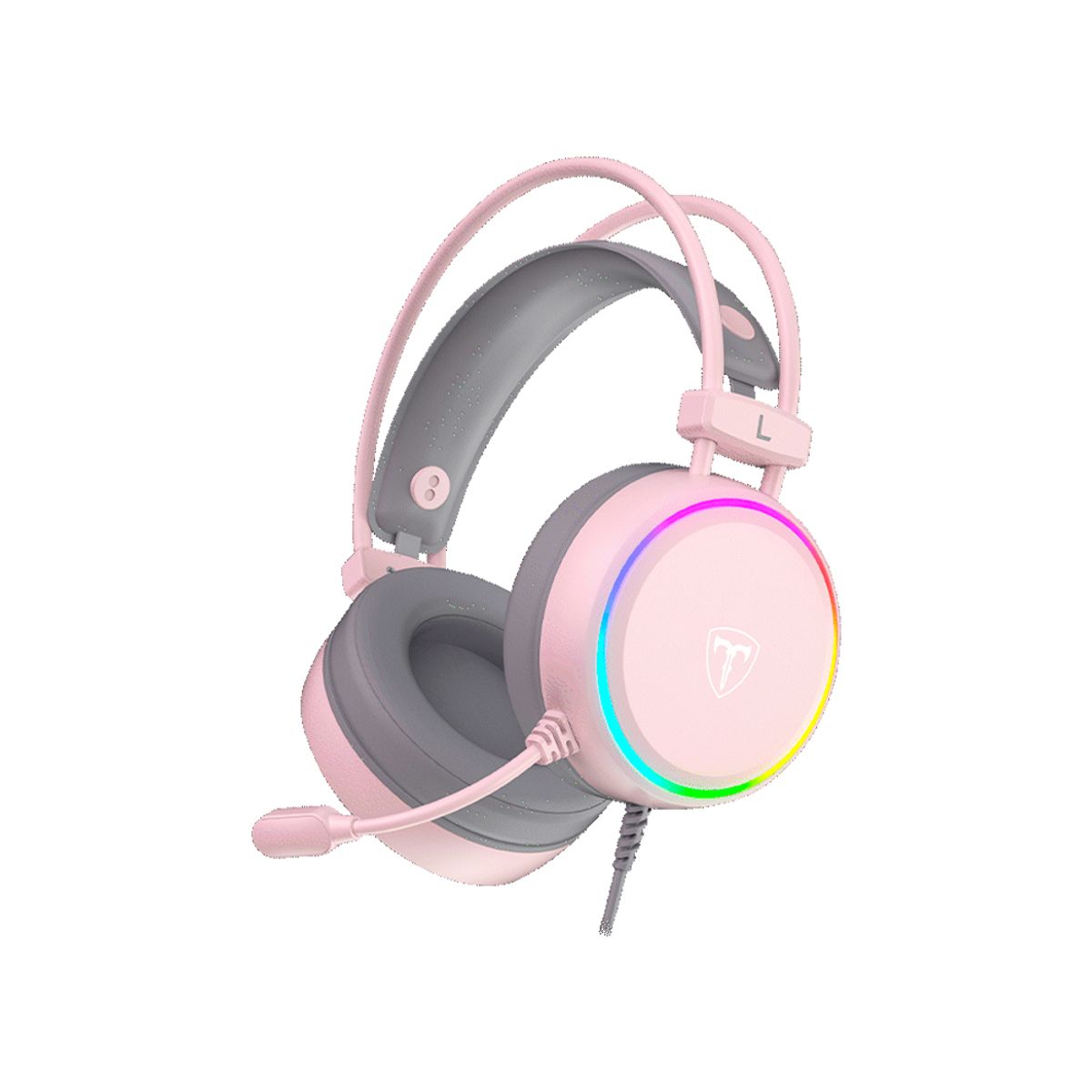T-DAGGER - Audífonos Gamer T-Dagger Sona T-RGH304 USB 7.1 RGB – Pink