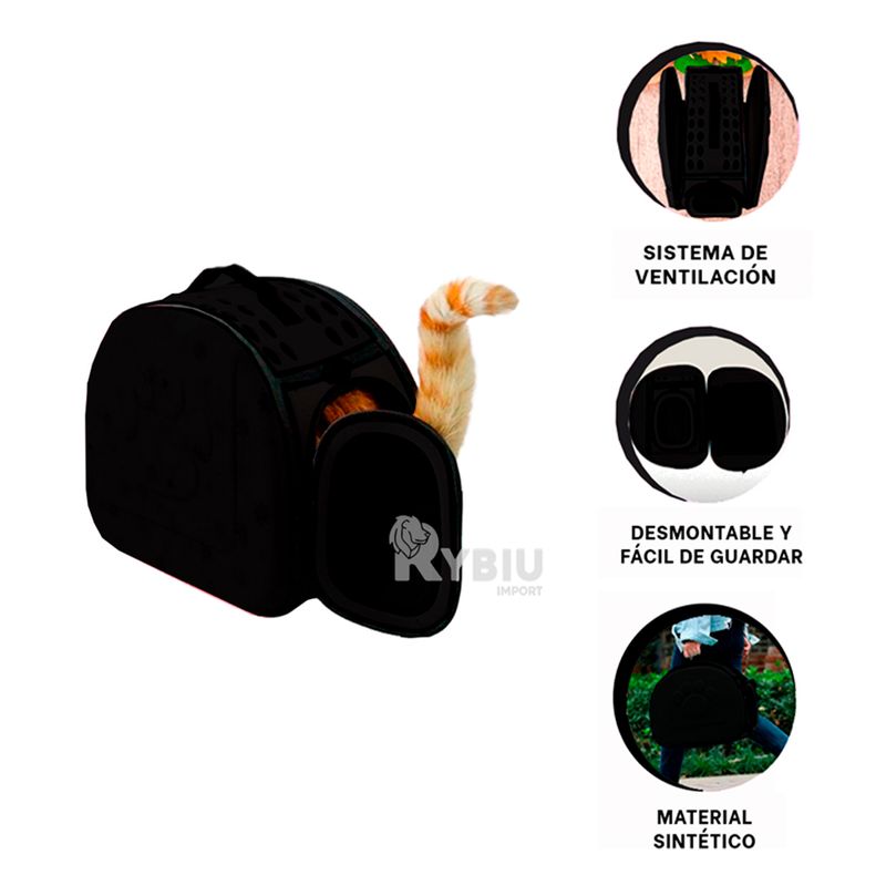 GENERICO - Cargador Versatil para Mascotas Negro Y+Post-it adhesivos
