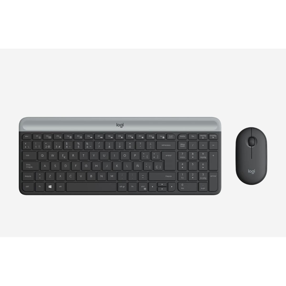 LOGITECH - COMBO SLIM MK470 GREY LOGITECH